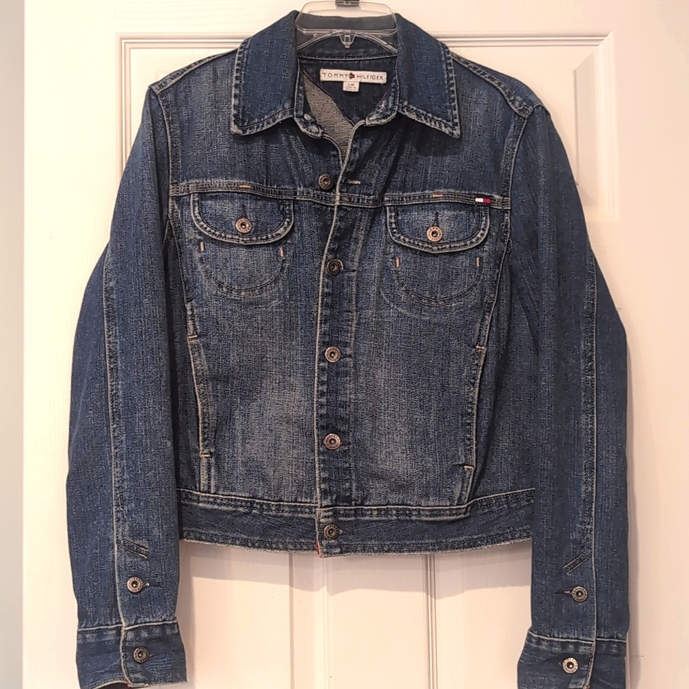Tommy Hilfiger denim jeans jacket Womens Large